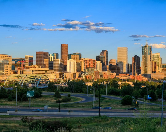 Denver skyline day